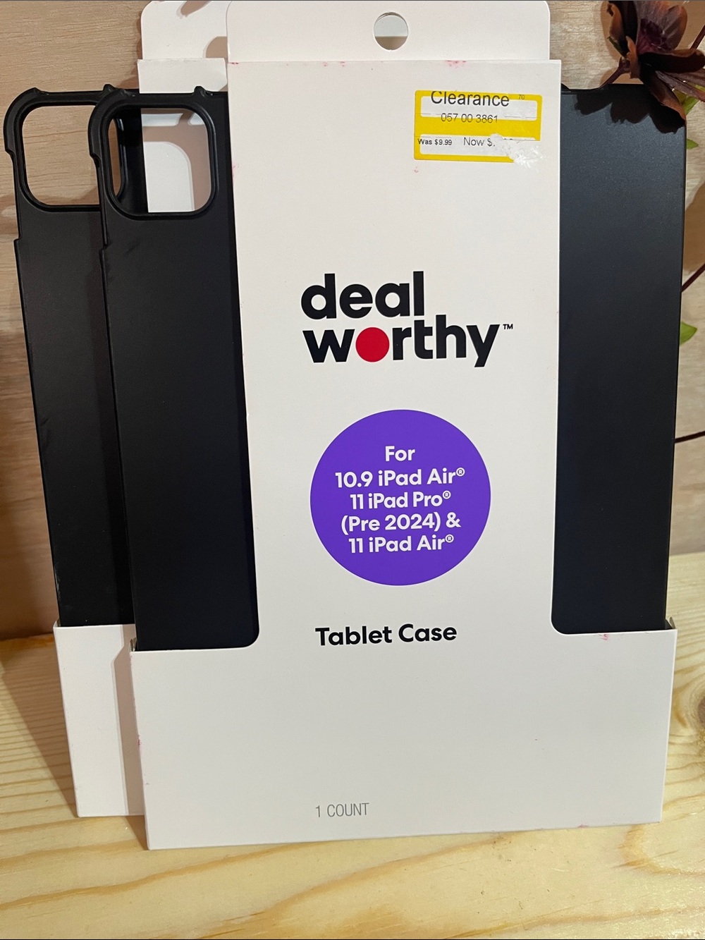 2 Deal Worthy Black Tablet Case for 10.9" iPad Air & 11" iPad Pro/Air